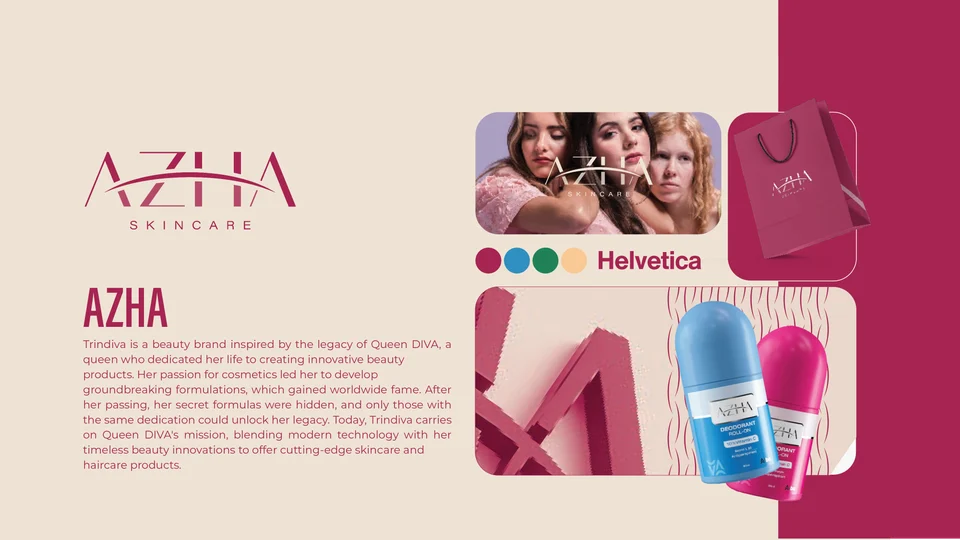 Azha — Branding, artwork 1