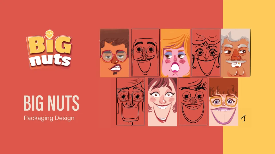 Big Nuts — Branding, artwork 1