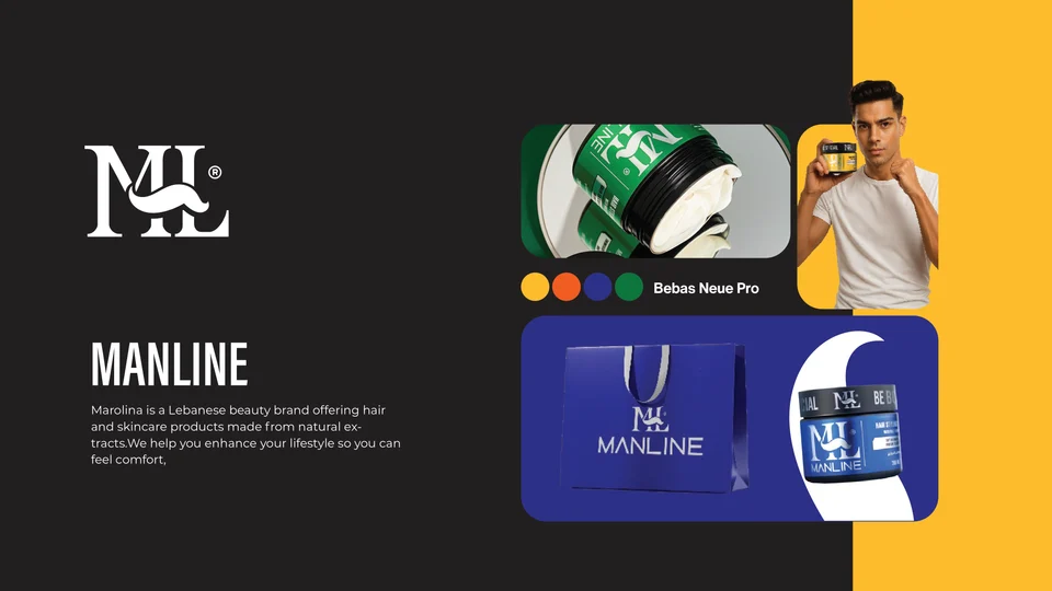 Man Line — Branding, artwork 1